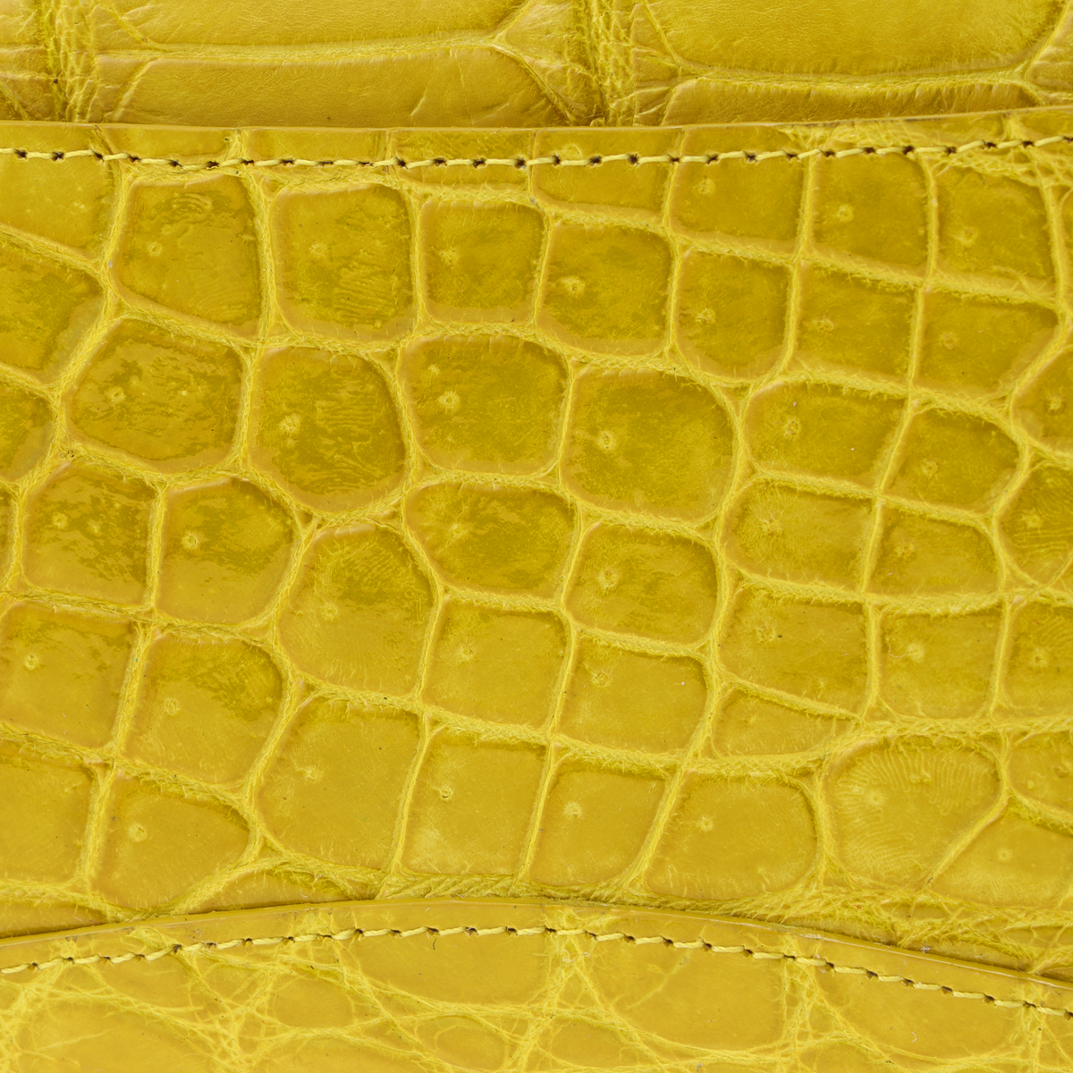 シャイニングクロコダイル　ラウンドファスナーウォレット