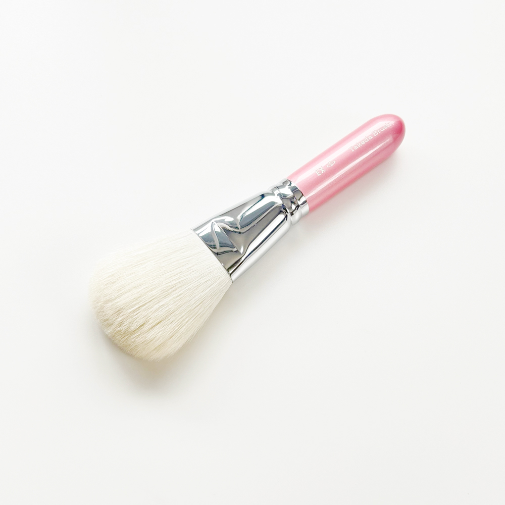 【竹田ブラシ】細光峰フェイスブラシ(ピンク軸)