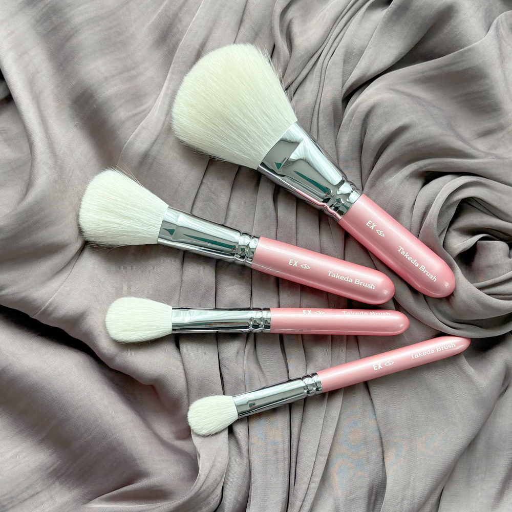 【竹田ブラシ】細光峰フェイスブラシ(ピンク軸)