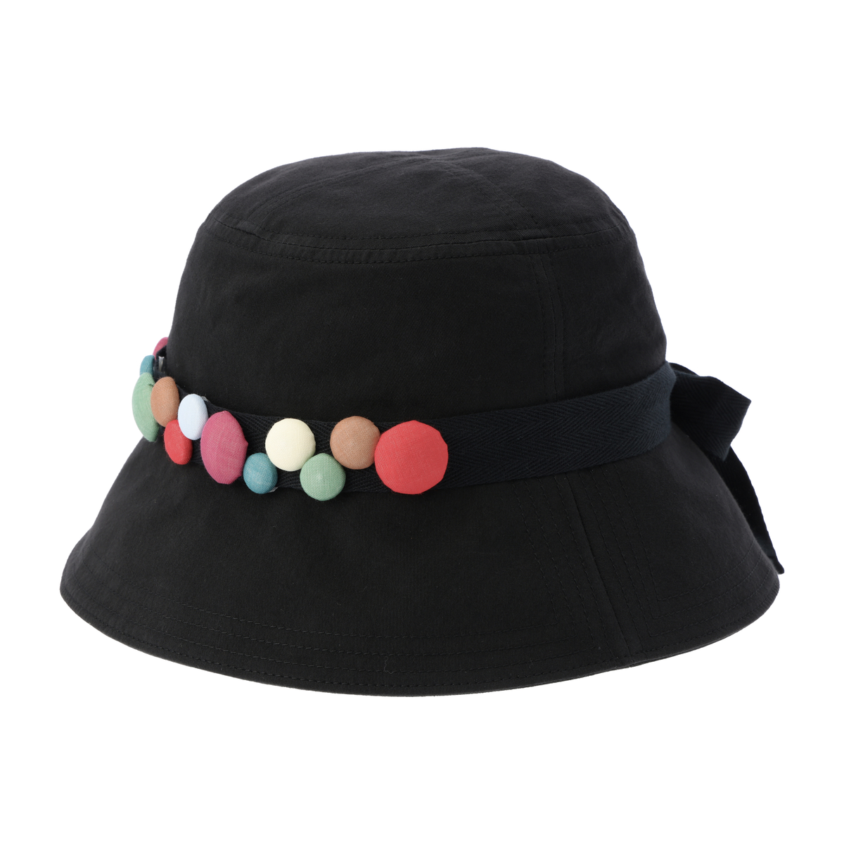 【東光製帽】クルミボタンバケットハット