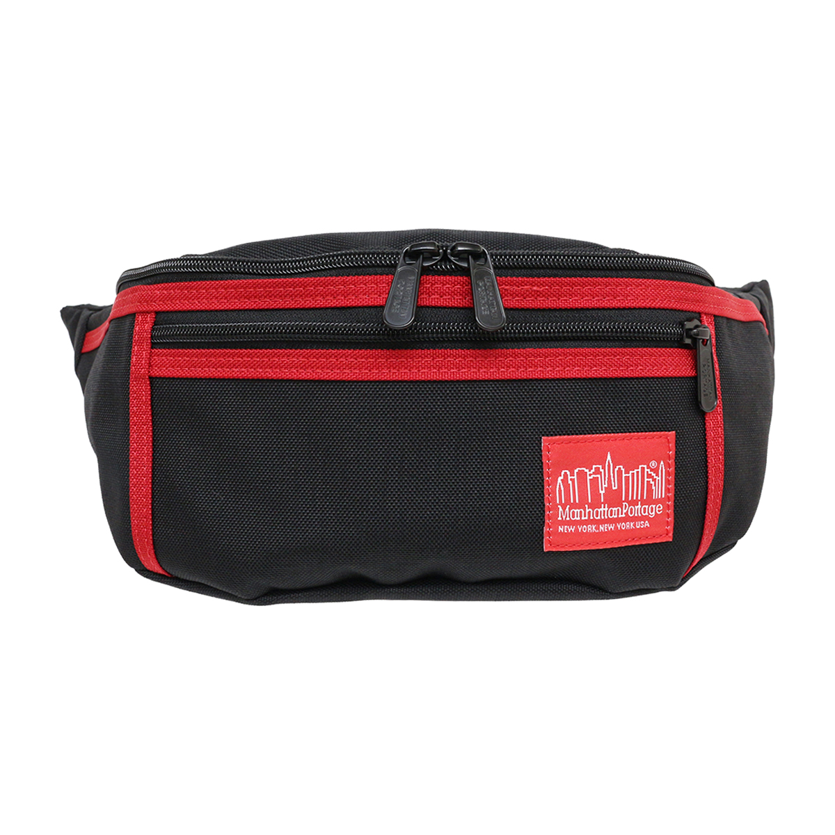 Manhattan Portage マンハッタンポーテージ 1101-MUL Black/Red ボディバッグ