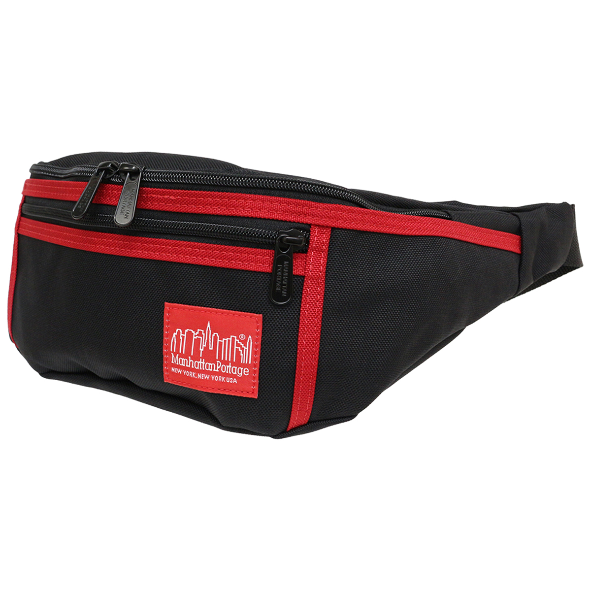 Manhattan Portage マンハッタンポーテージ 1101-MUL Black/Red ボディバッグ