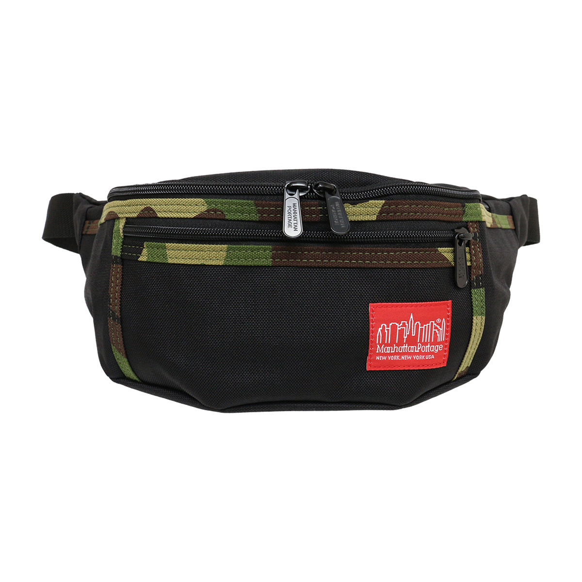 Manhattan Portage マンハッタンポーテージ 1101-MUL Black/Camo ボディバッグ