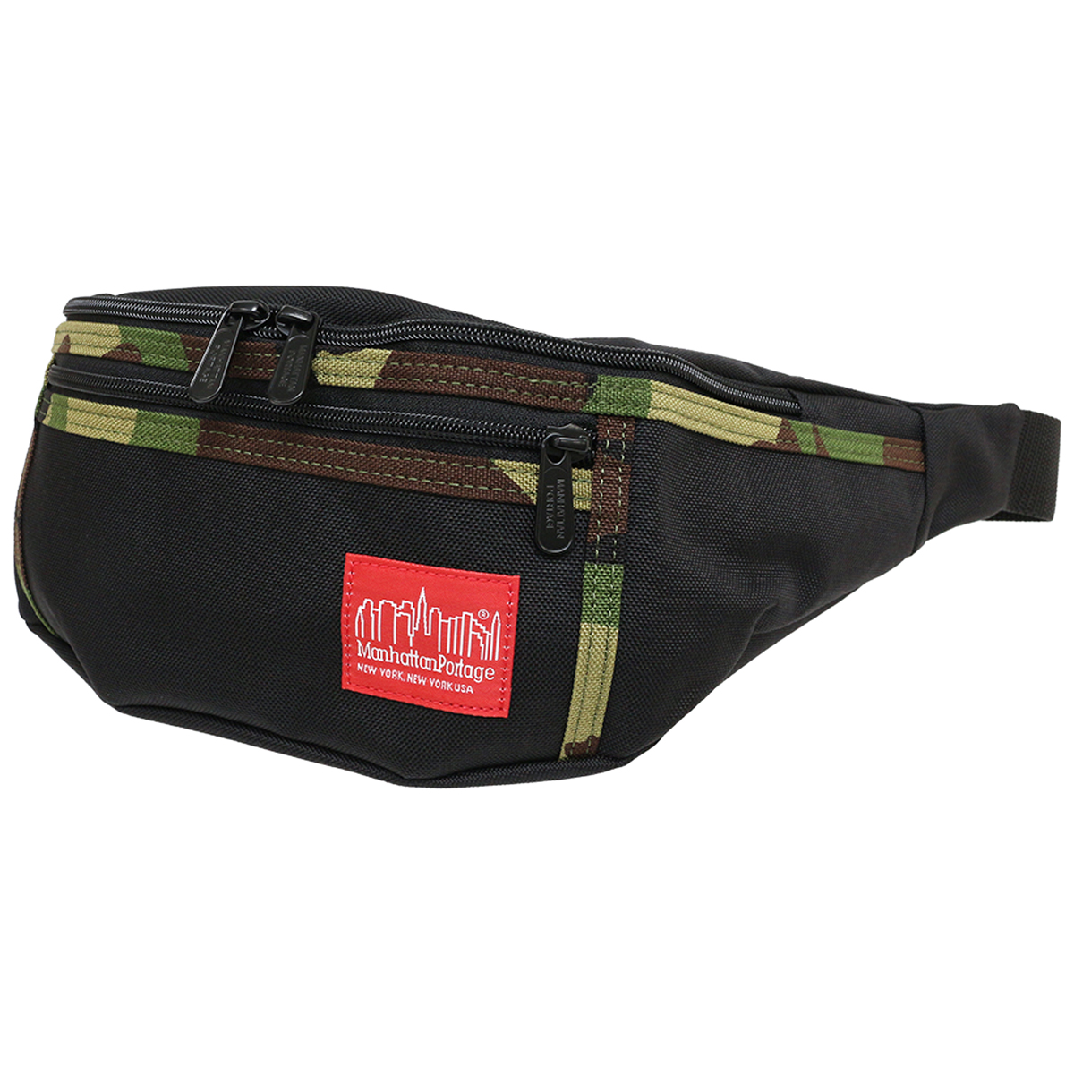 Manhattan Portage マンハッタンポーテージ 1101-MUL Black/Camo ボディバッグ