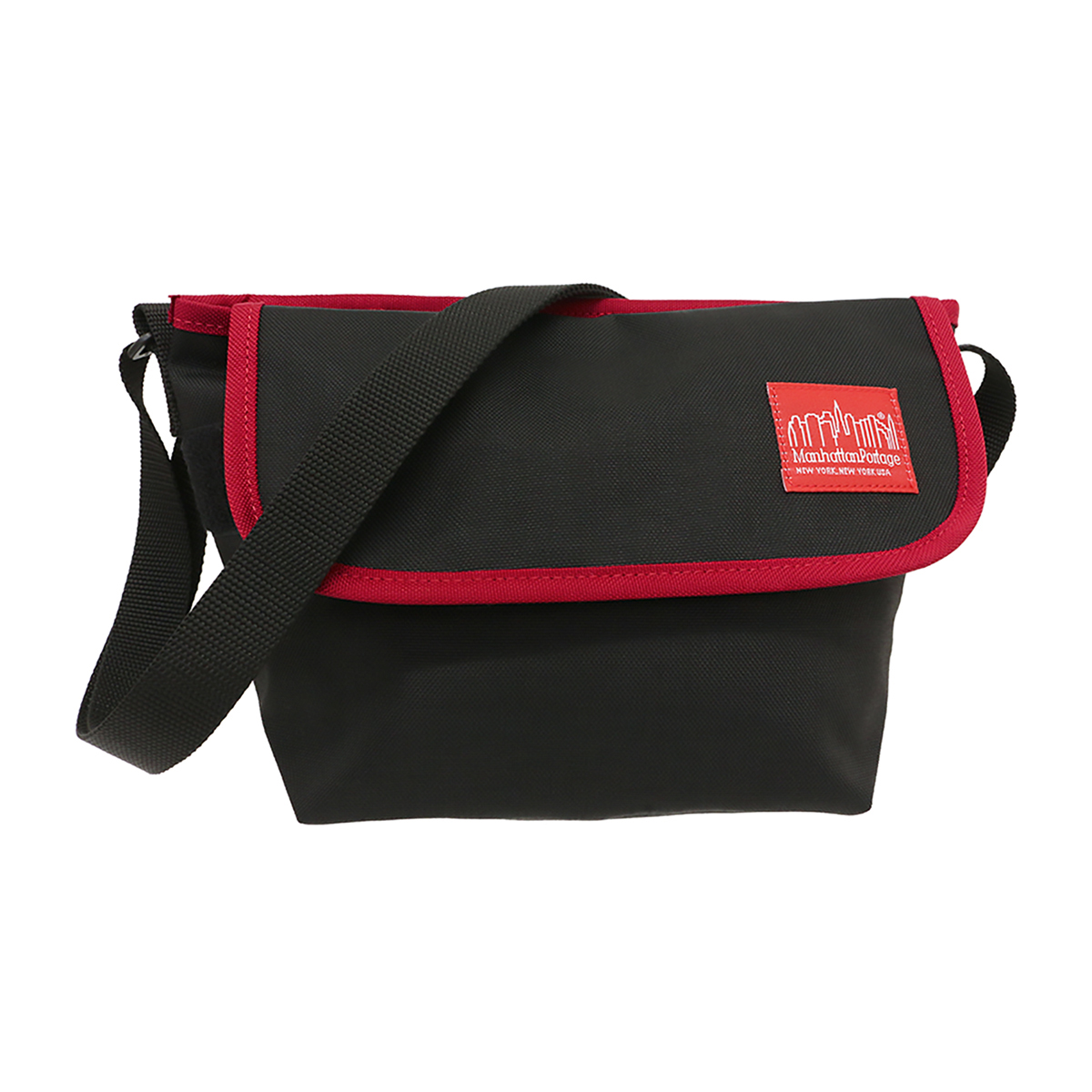 Manhattan Portage マンハッタンポーテージ 1603-MUL Black/Red メッセンジャーバッグ