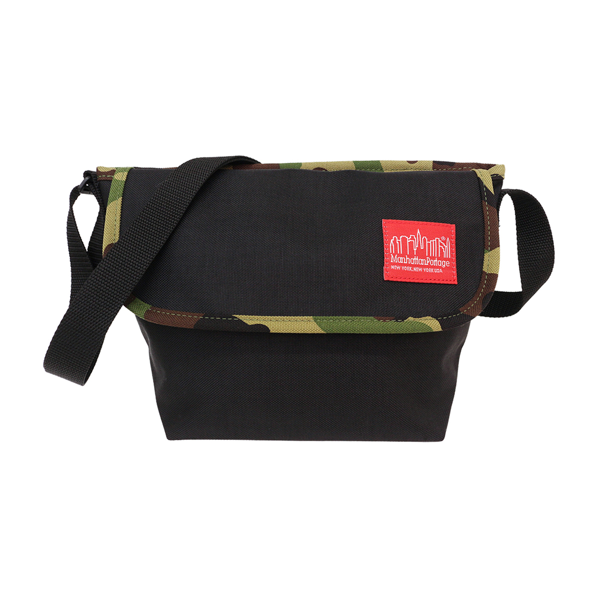 Manhattan Portage マンハッタンポーテージ 1603-MUL Black/Camo メッセンジャーバッグ