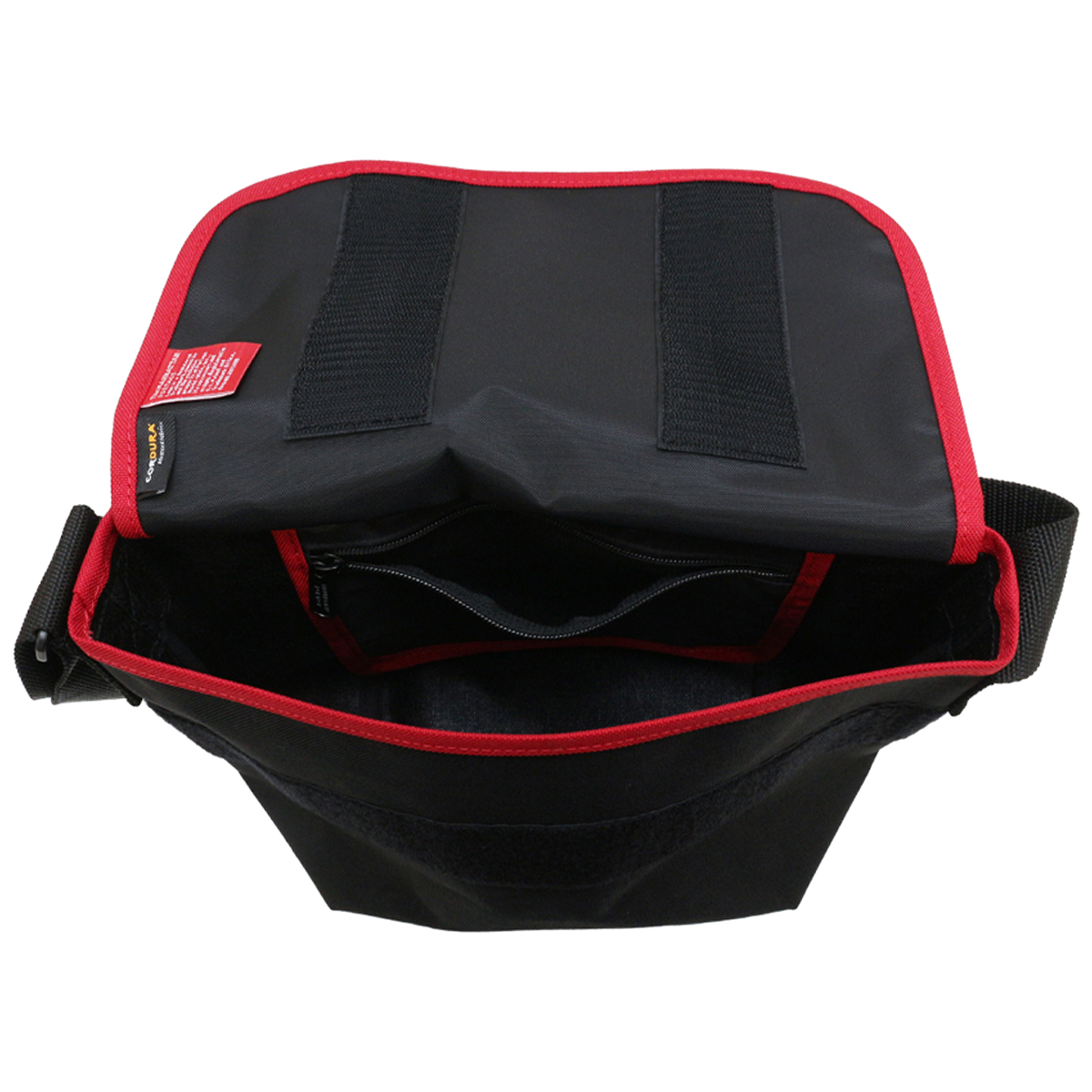 Manhattan Portage マンハッタンポーテージ 1605JR-MUL Black/Red メッセンジャーバッグ
