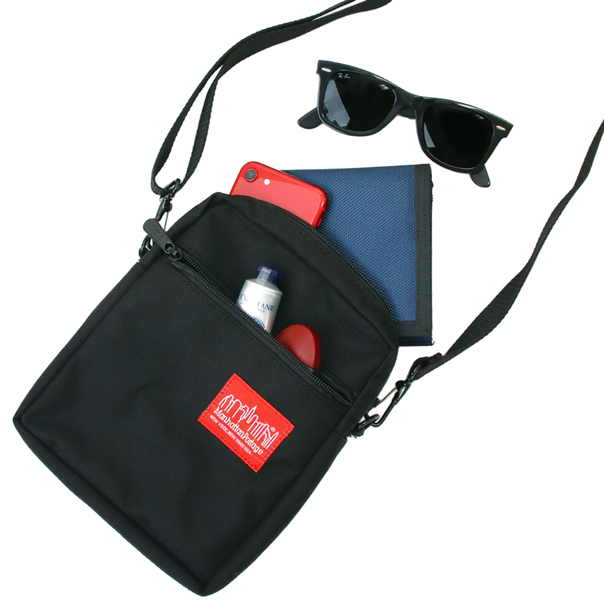 Manhattan Portage マンハッタンポーテージ 1403 Black ショルダーバッグ