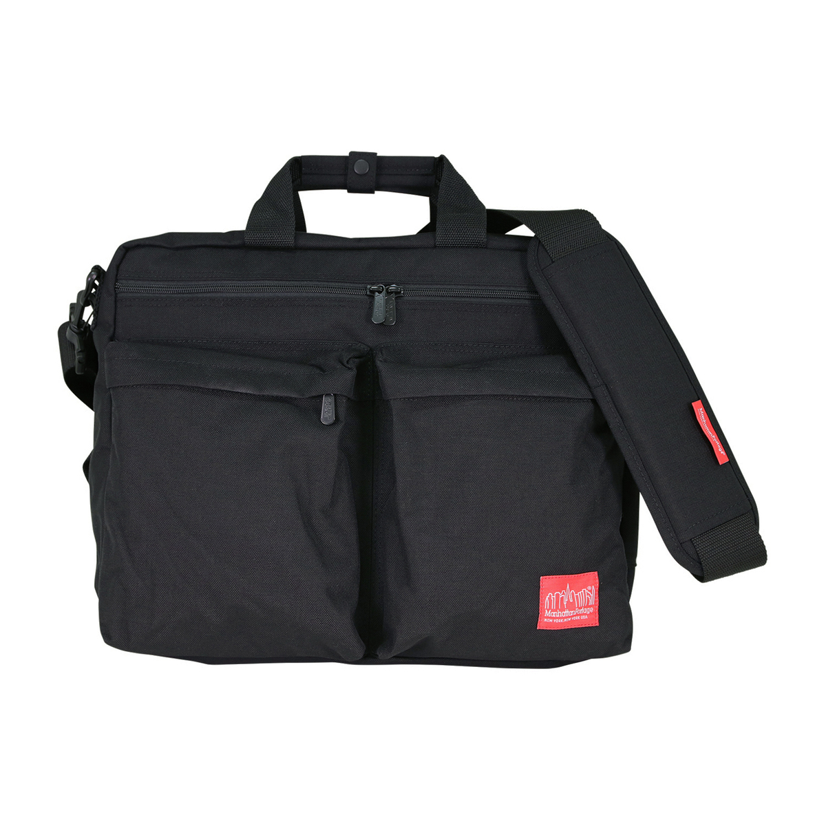 Manhattan Portage マンハッタンポーテージ 1446ZH Black 3Wayビジネスバッグ