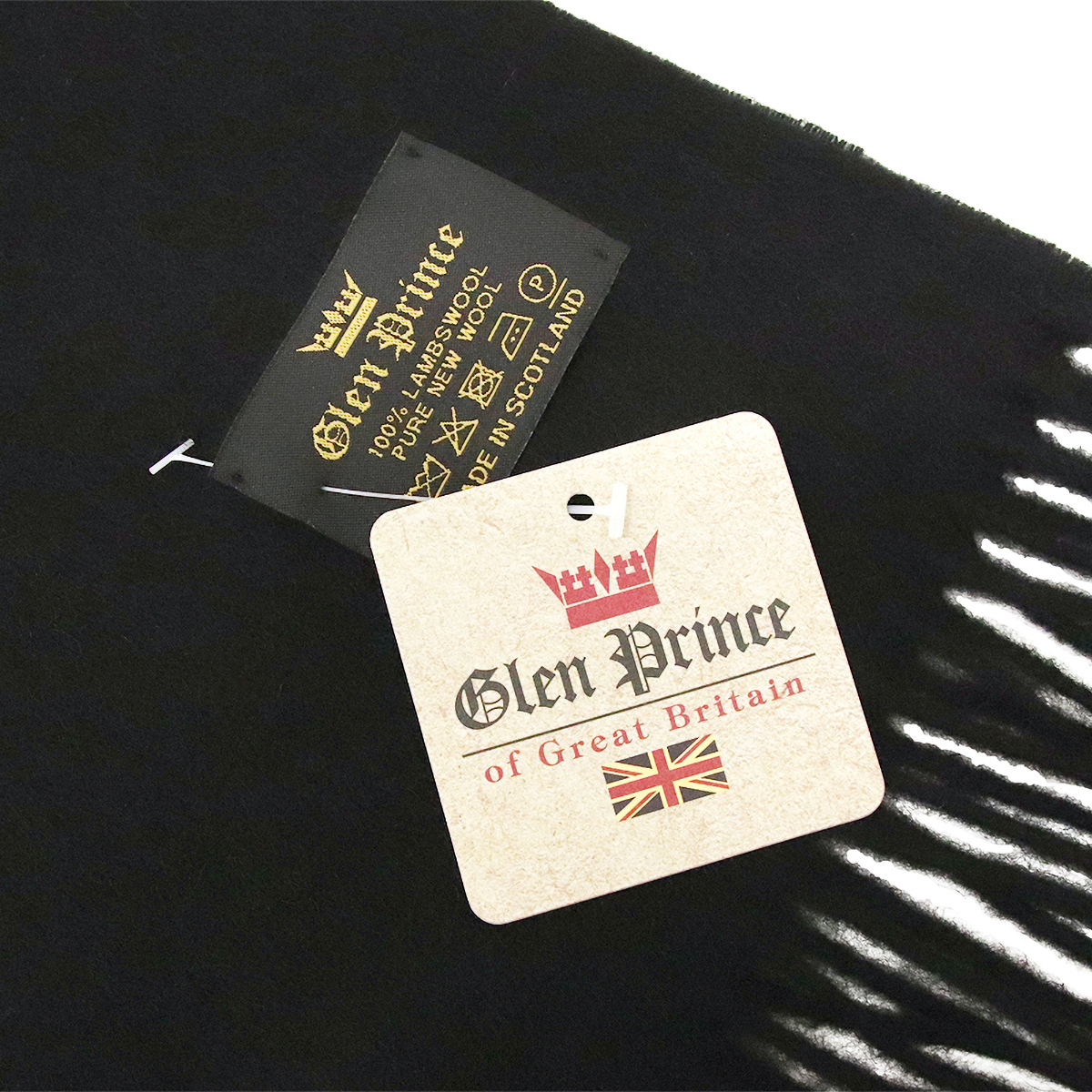 GlenPrince グレンプリンス ラムウールマフラー SLS17-PA900