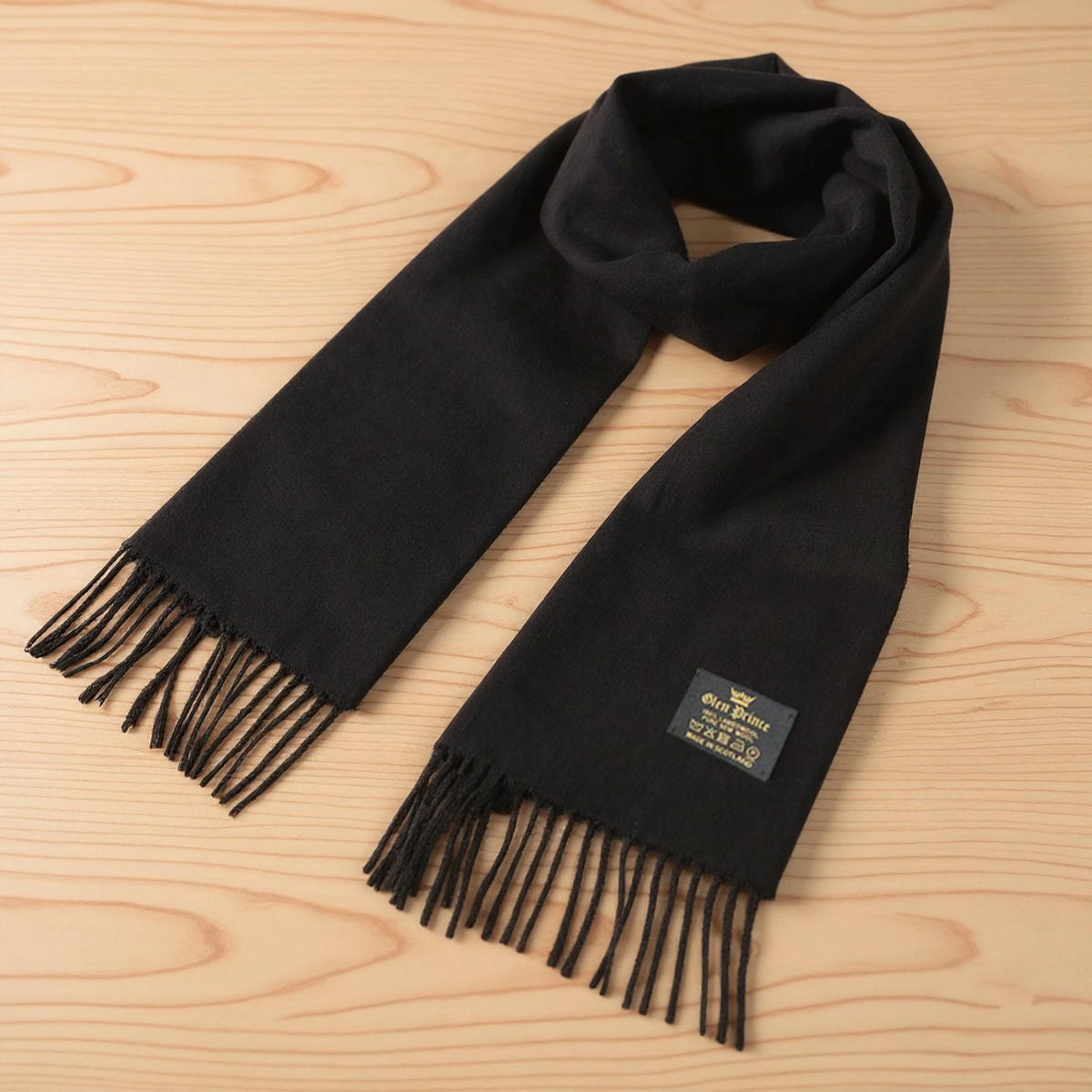 GlenPrince グレンプリンス ラムウールマフラー SLS17-PA900