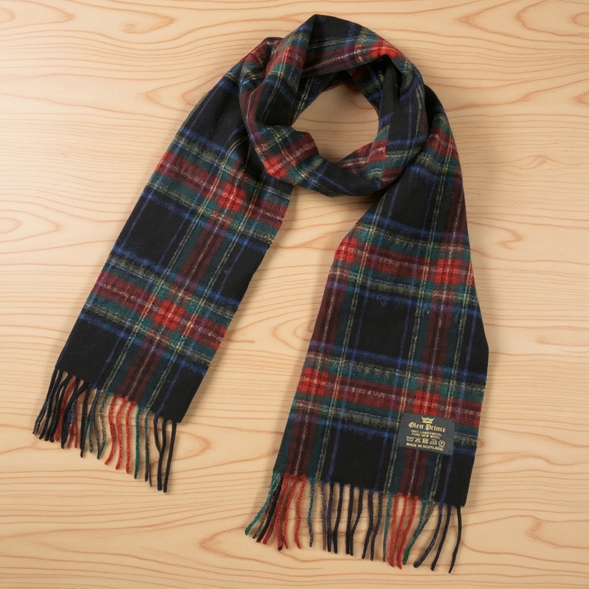 GlenPrince グレンプリンス ラムウールマフラー SLS17-TK324