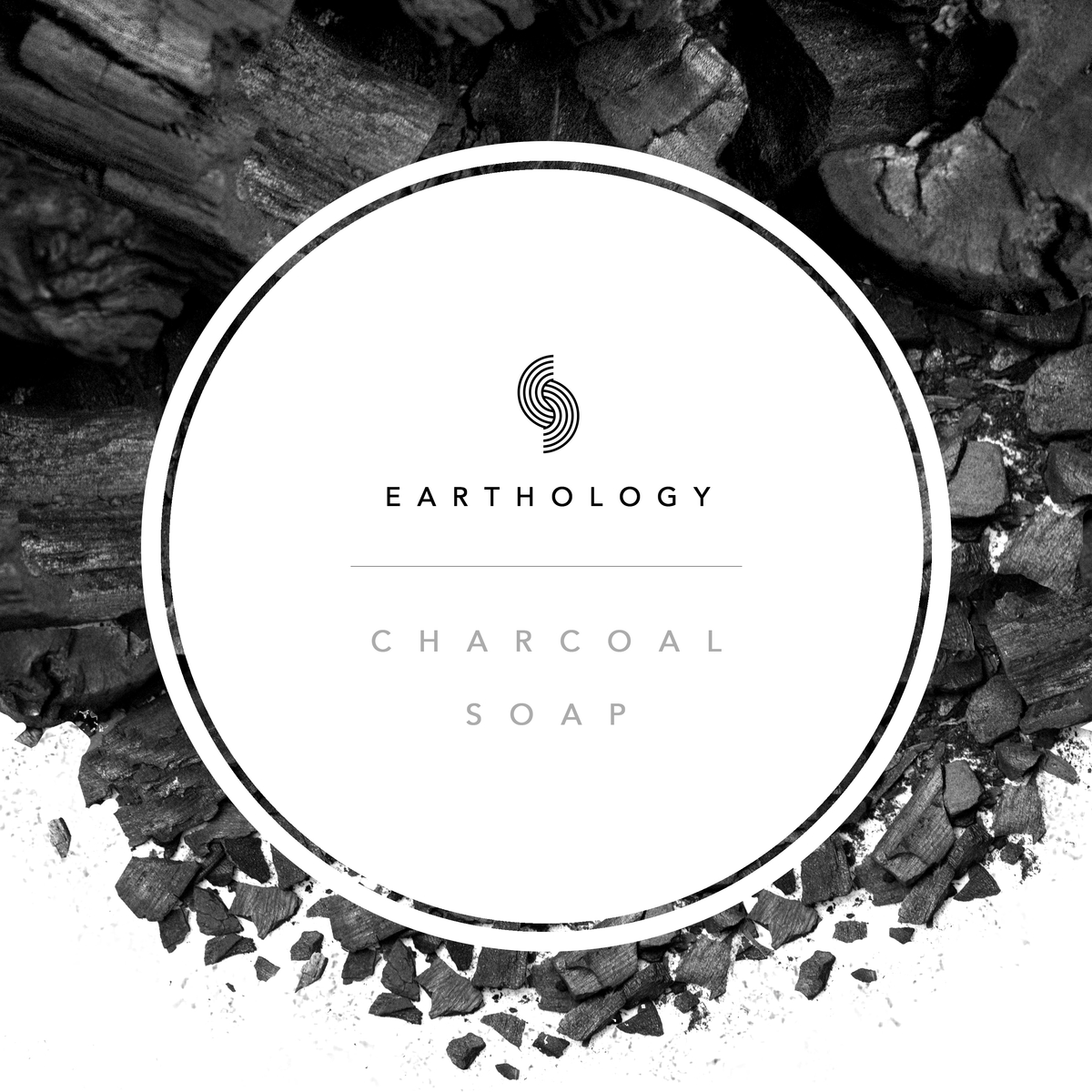 EARTHOLOGY　炭塩石鹸　2個セット