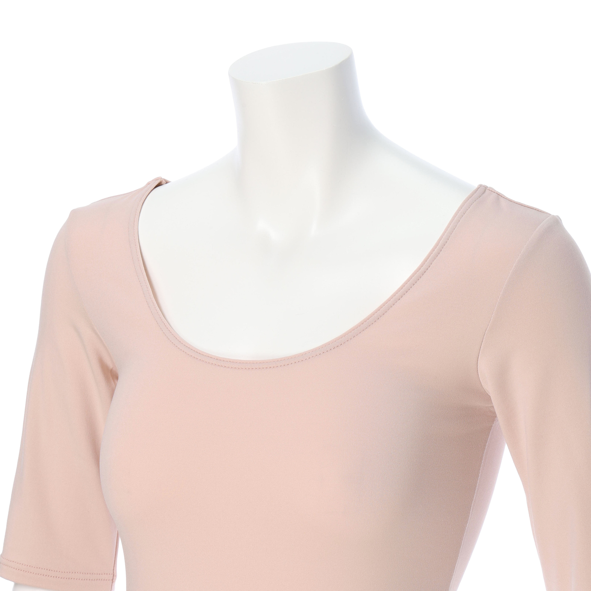 ふわぬく裏起毛インナー５分袖　２枚組