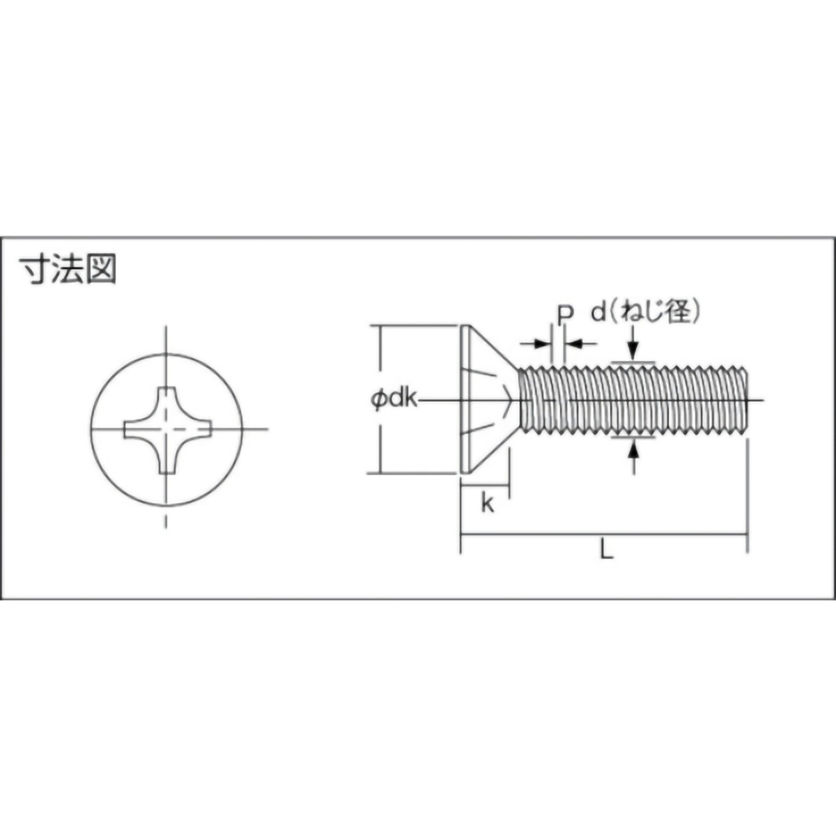皿頭小ねじ　ステンレス　全ネジ　Ｍ８×１５　１９本入