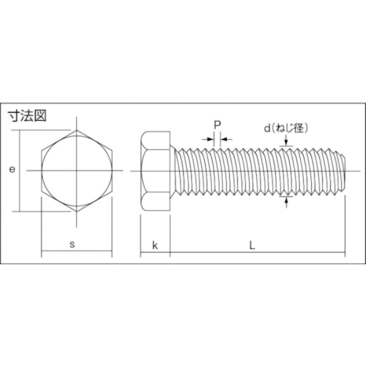 六角ボルト　ユニクロ　全ネジ　Ｍ６×４５　４７本入