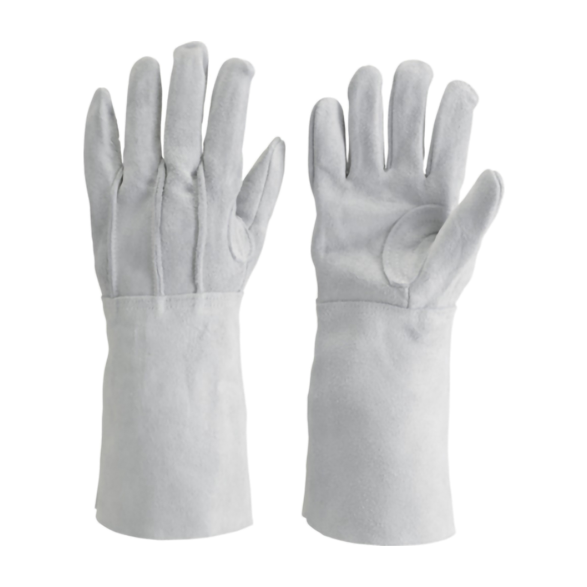 牛床革手袋　袖長タイプ　アテ付き　フリーサイズ