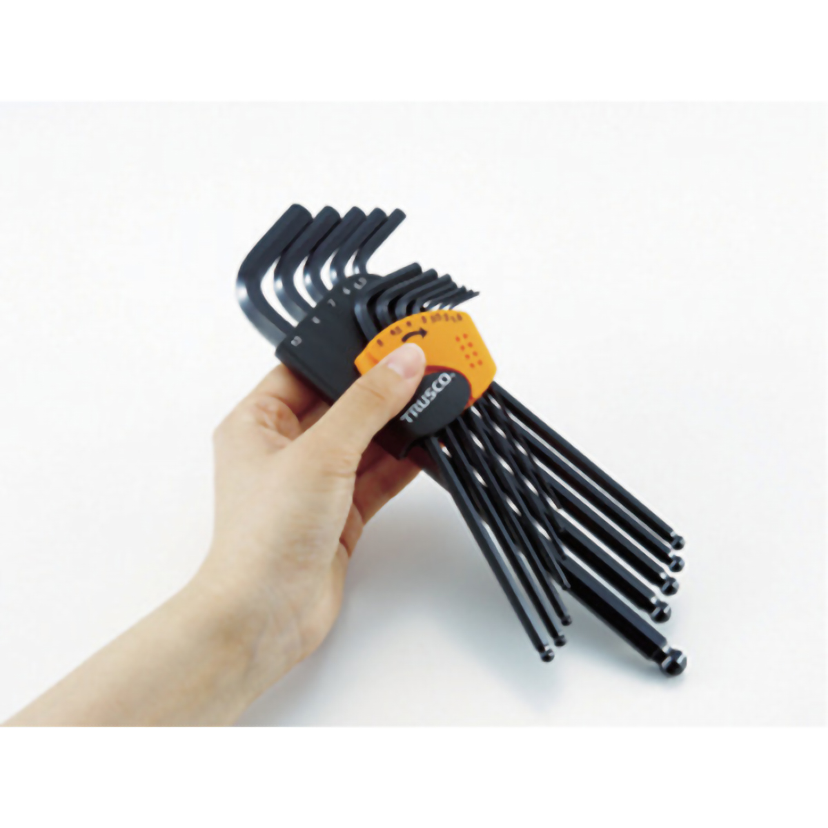 ボールポイント六角棒レンチ　ロングタイプ　２．０ｍｍ