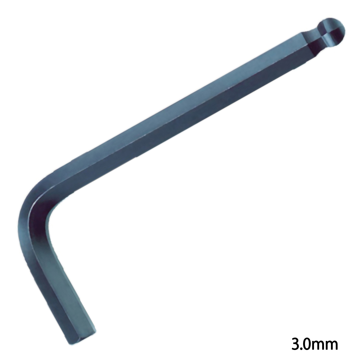 ボールポイント六角棒レンチ　ショートタイプ　３．０ｍｍ