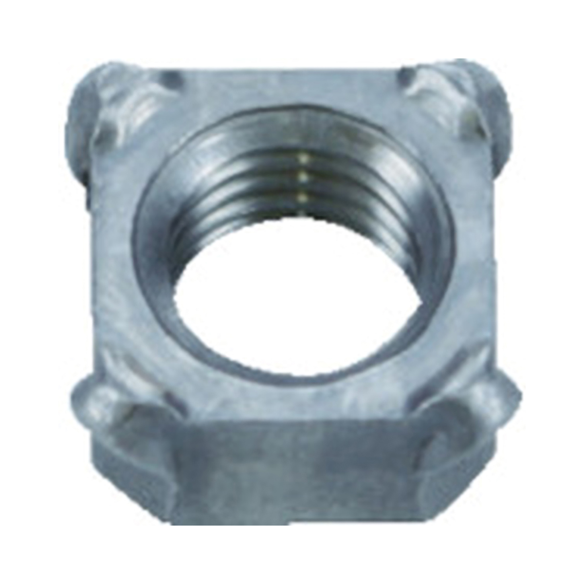 四角溶接ナット　１Ｄ　スチール生地　Ｍ８　パイロット無し　３０個入