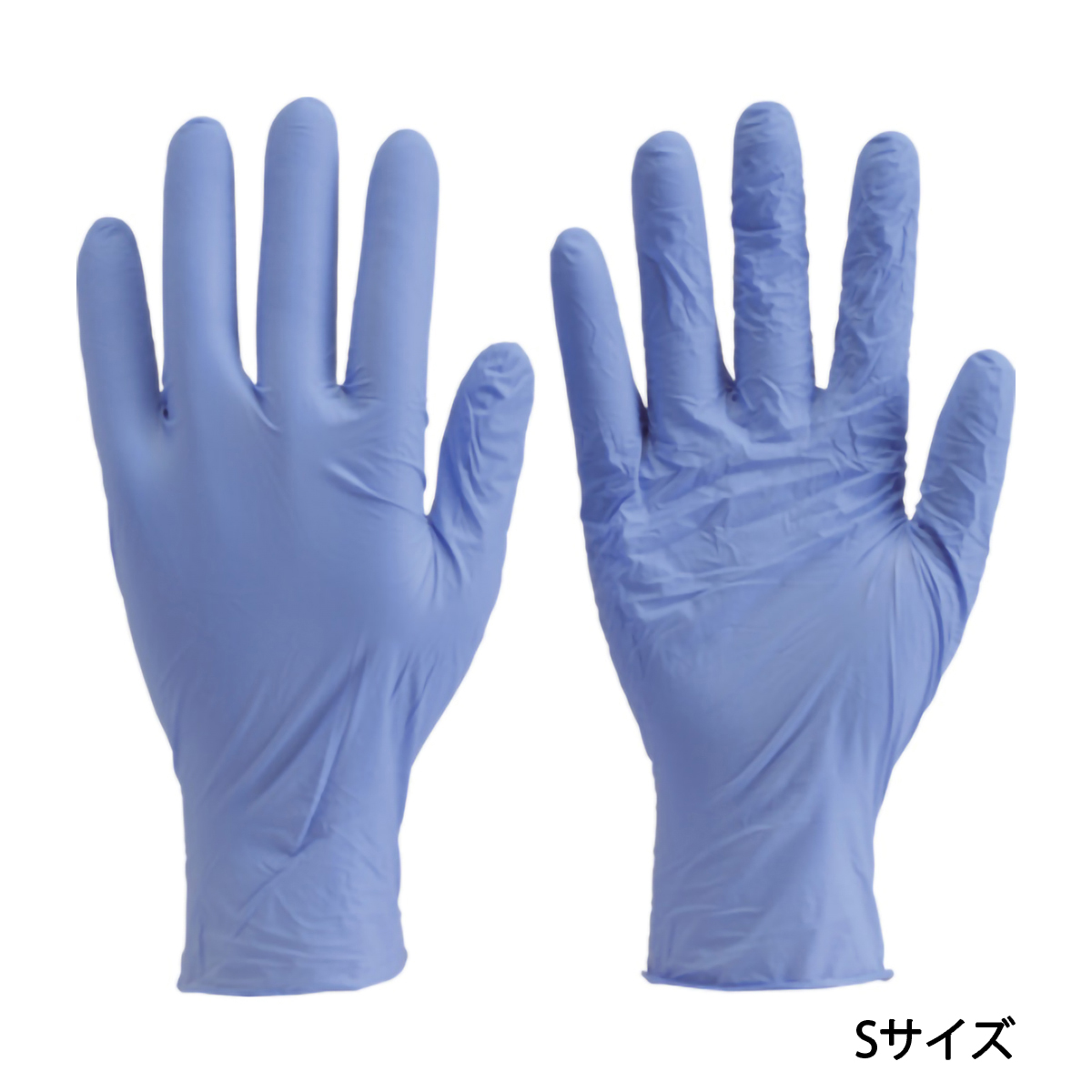 ニトリル製使い捨て極薄手袋　粉無し　Ｓ　バイオレット（２００枚入）