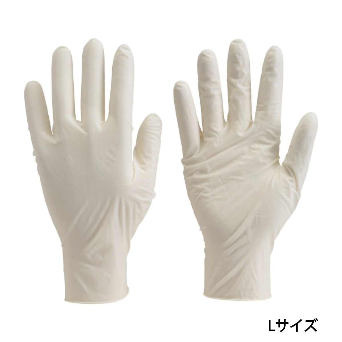 使い捨て極薄手袋　Ｌ　ホワイト　（１００枚入）