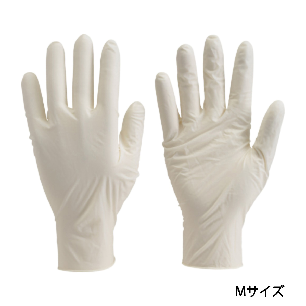 使い捨て極薄手袋　Ｍ　ホワイト　（１００枚入）