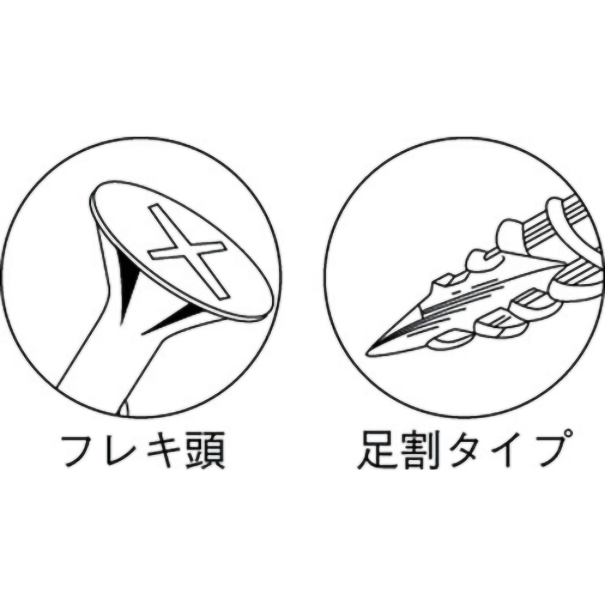 軸細コーススレッドスクリュー　ステンレス　Ｍ３．３×３５　６０本入　半ネジ