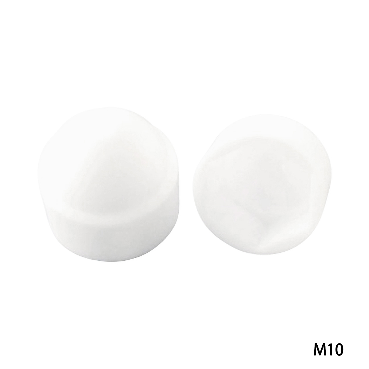 ボルトナットキャップ　ポリエチレン　白　Ｍ１０　１０個入