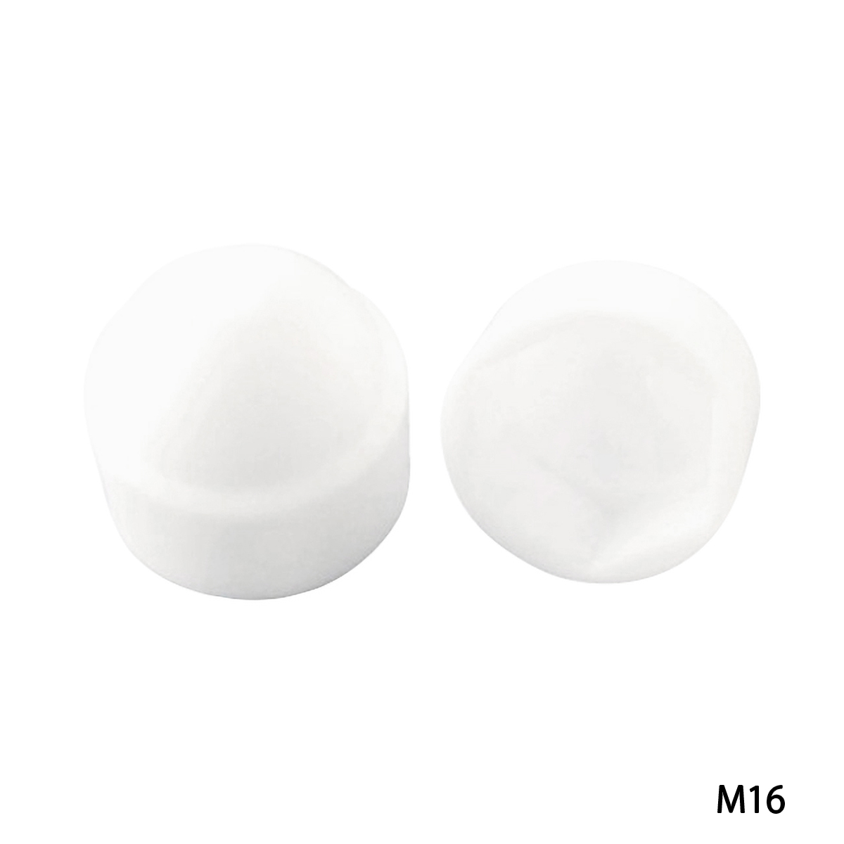 ボルトナットキャップ　ポリエチレン　白　Ｍ１６　１０個入