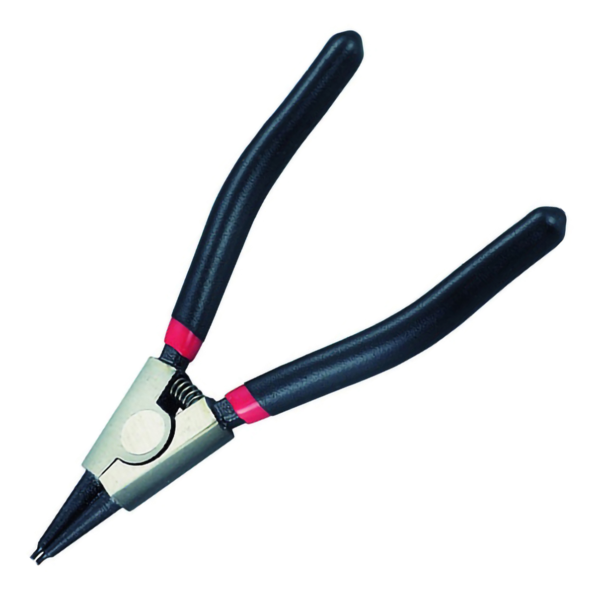 スナップリングプライヤー　１４０ｍｍ（軸用・直爪）