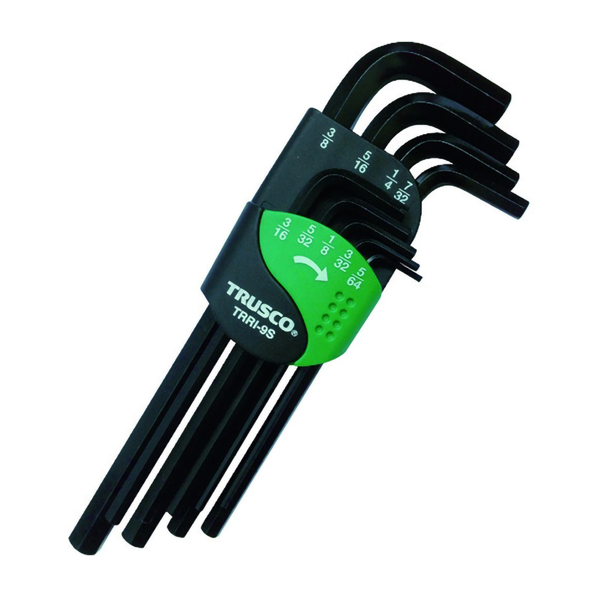 六角棒レンチセット　９本組（インチタイプ）