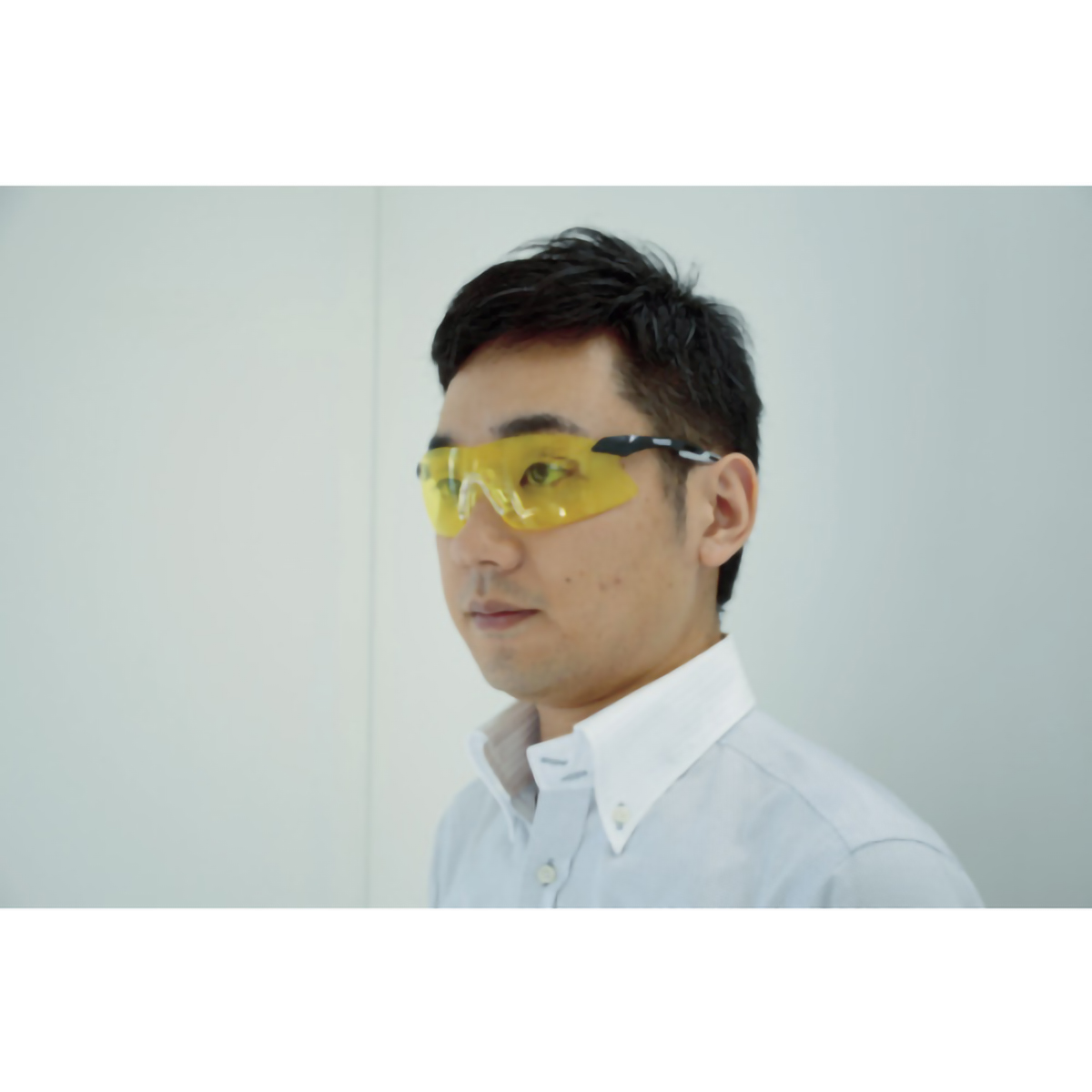 一眼型セーフティグラス　イエローレンズ