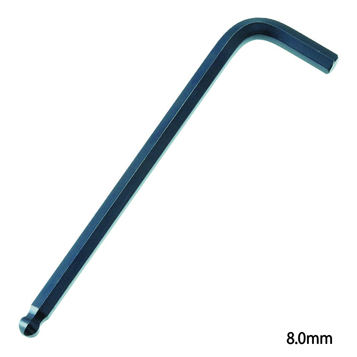ボールポイント六角棒レンチ　標準タイプ　８．０ｍｍ