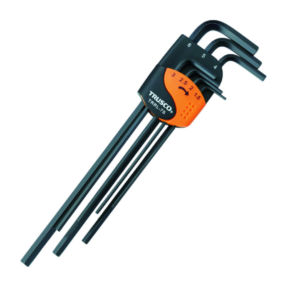 六角棒レンチセット　ロングタイプ　７本組