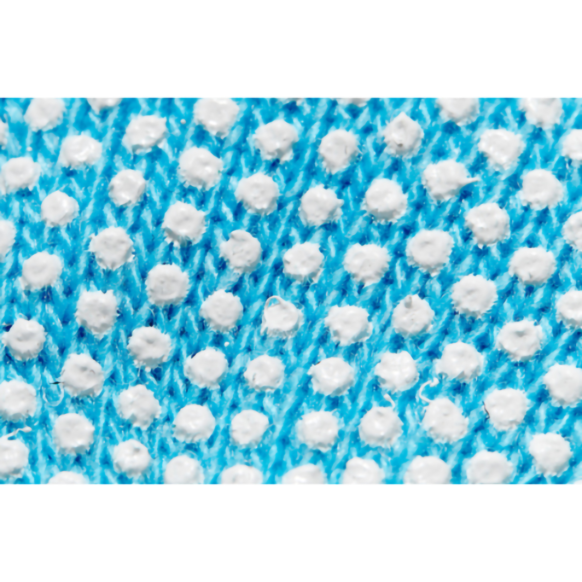 カラーナイロンすべり止め付軍手　青