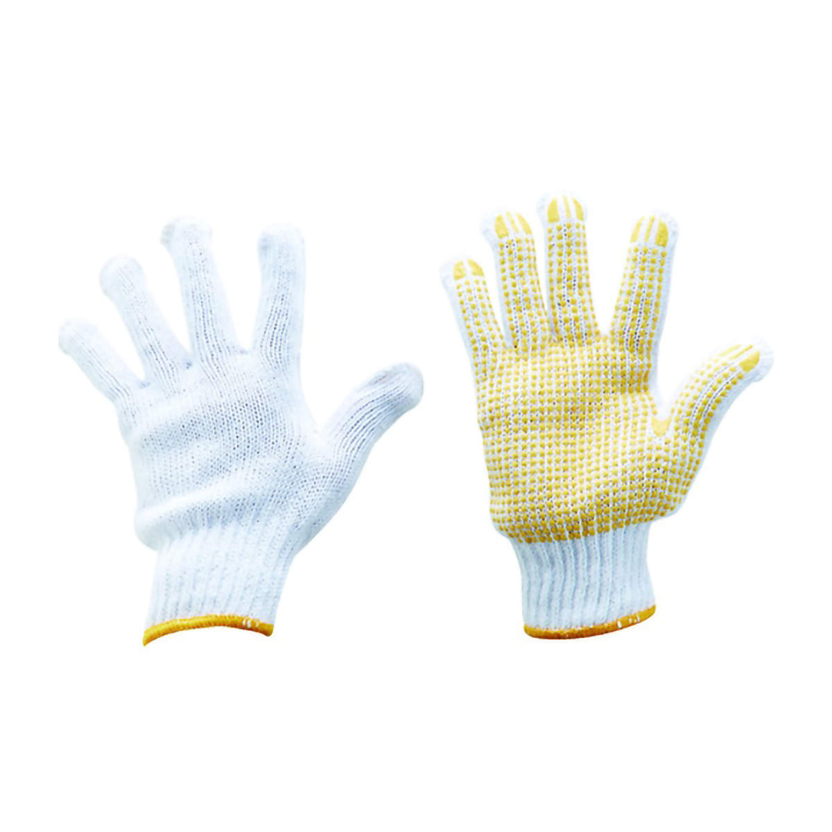 混紡すべり止め手袋　指又補強編みタイプ　１０双組　フリーサイズ