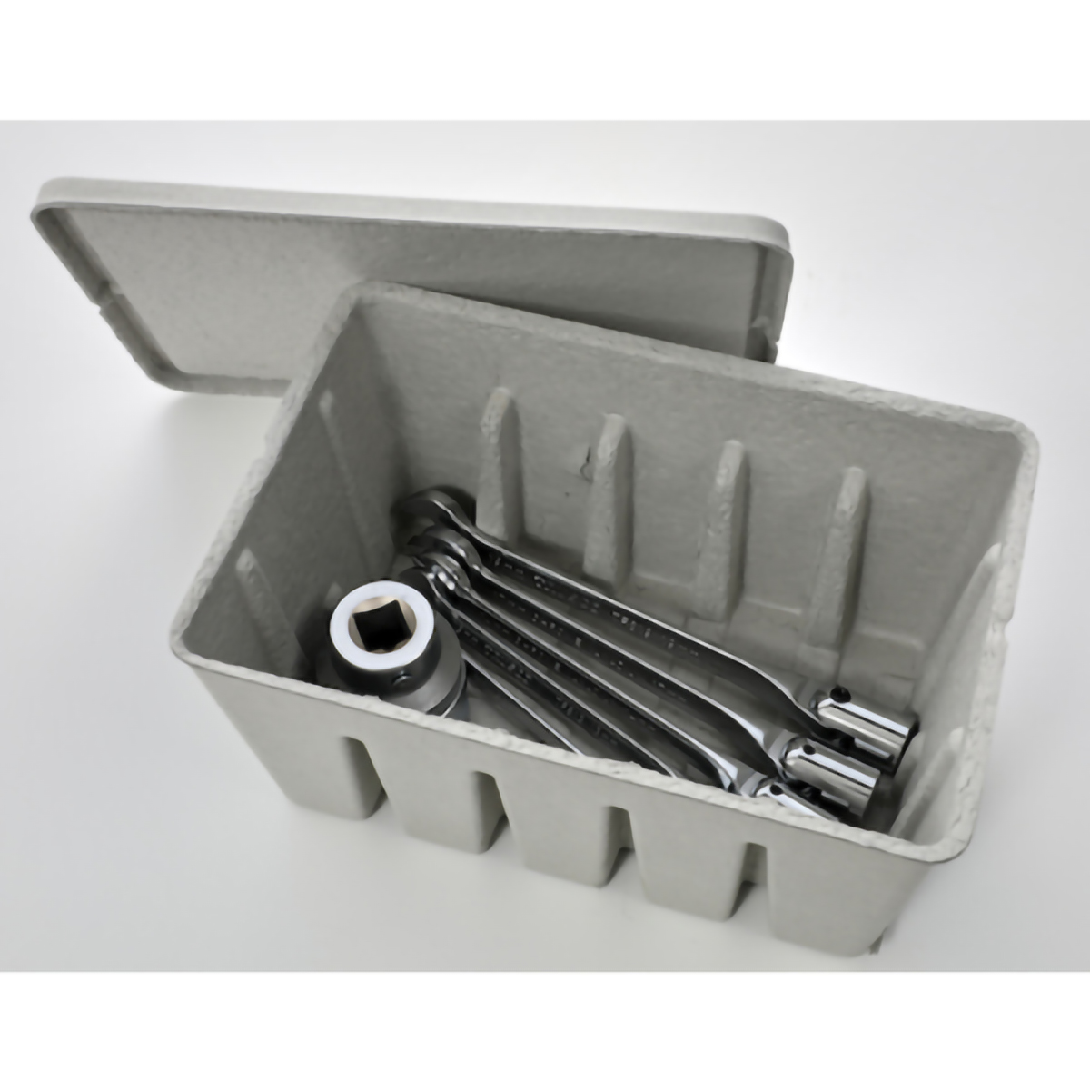 パルプ製ツールボックスＭ　グレー