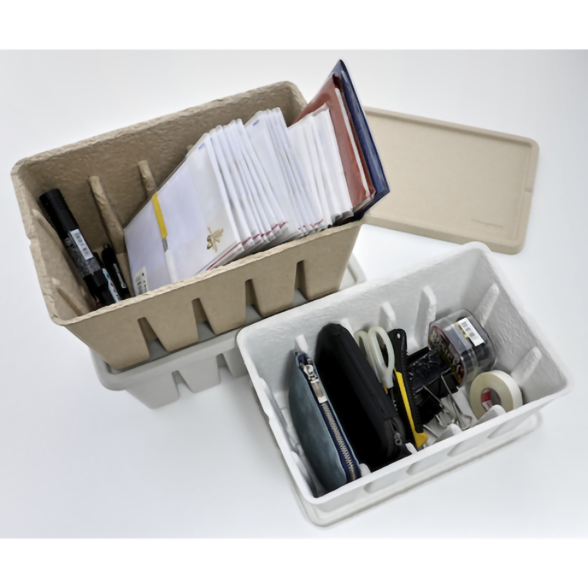 パルプ製ツールボックスＭ　グレー