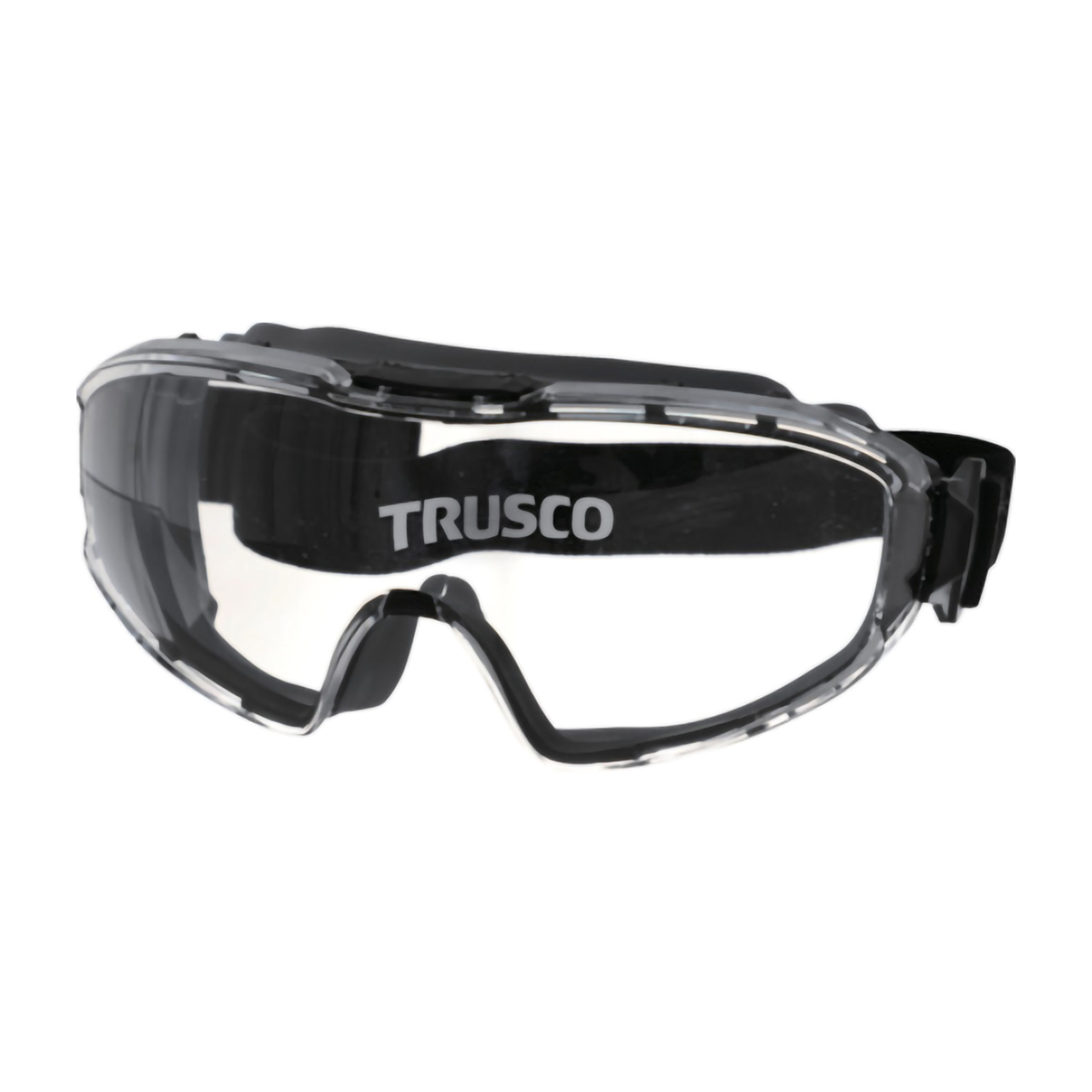 カラーセーフティーゴーグル（ワイドビュータイプ）ブラック