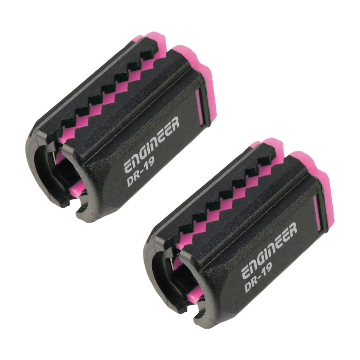 ネジキャッチ　ショッキングピンク　２個セット