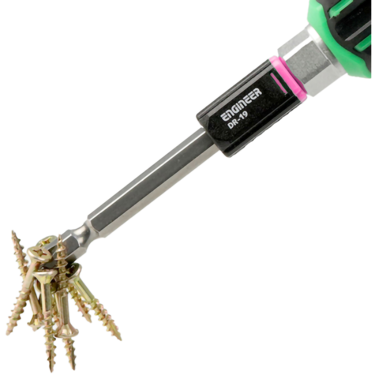 ネジキャッチ　ショッキングピンク　２個セット