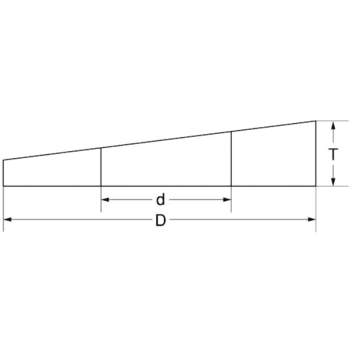 テーパーワッシャー　ステンレス　Ｍ８－５°　Ｄ１８　チャンネル用　１３０個入　ヘキサゴンパック