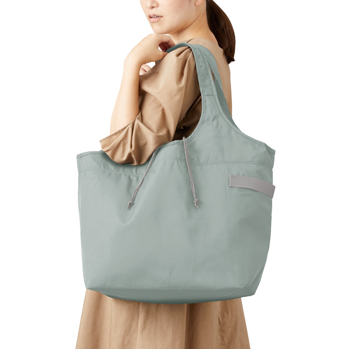 クルリト　クーラービッグマルシェバッグ　チャコールブラック