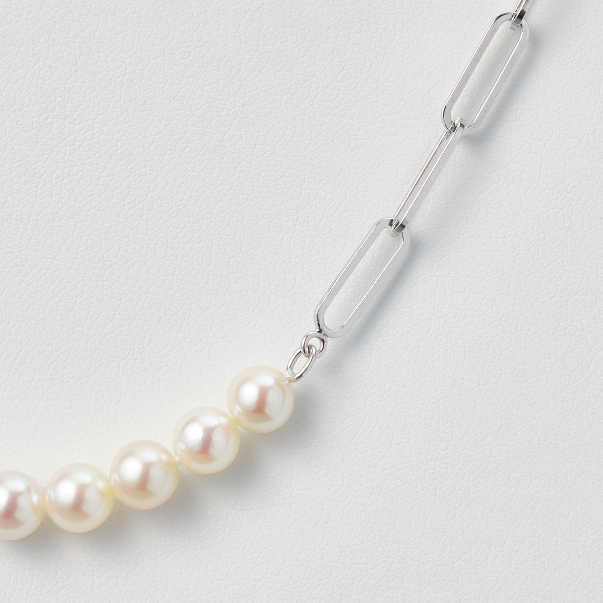 【maison de perle】アコヤ真珠チェーンネックレス(50cm)
