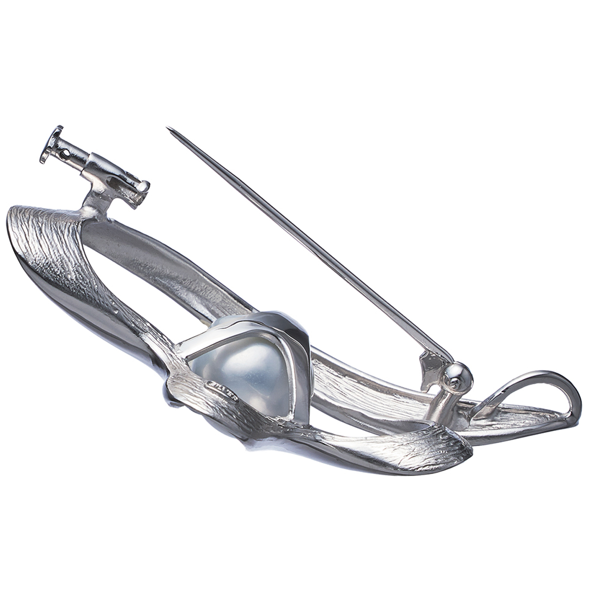 【maison de perle】白蝶真珠ブローチ(シェル）