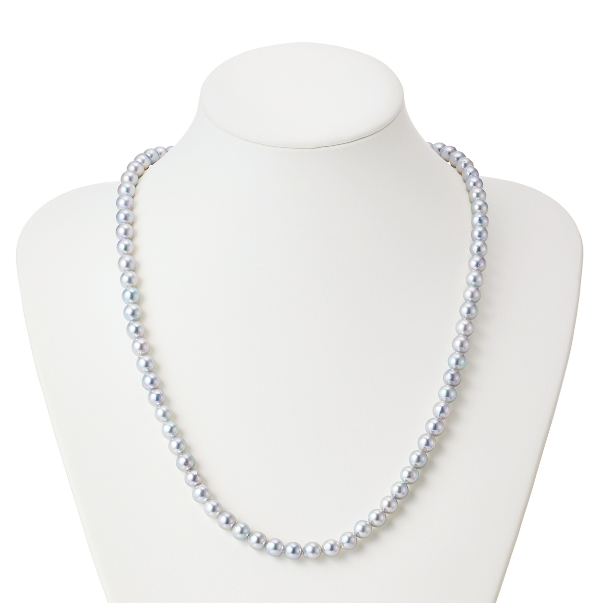 【maison de perle】アコヤナチュラルグレーパールネックレス