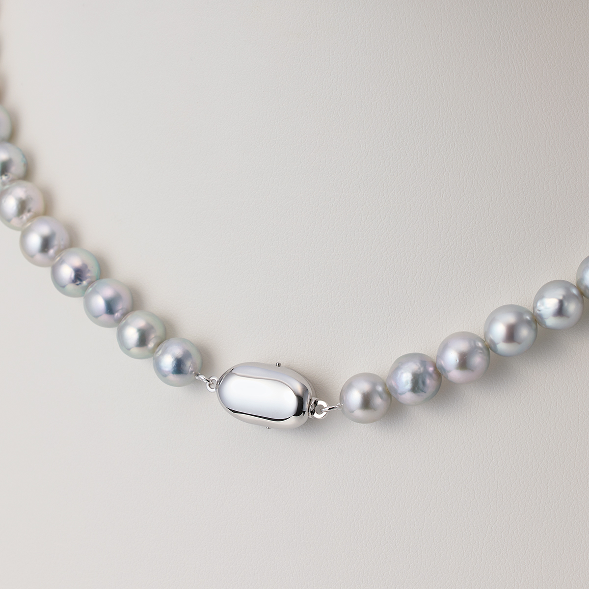 【maison de perle】アコヤナチュラルグレーパールネックレス