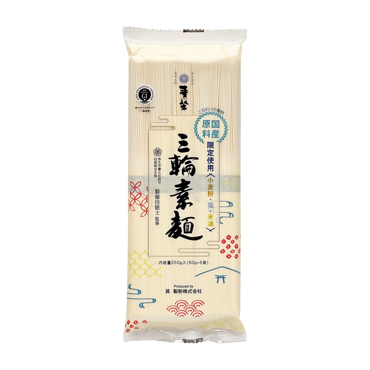 麦坐(むぎくら)】国産原料限定使用 三輪素麺 280930 | かぜとゆき