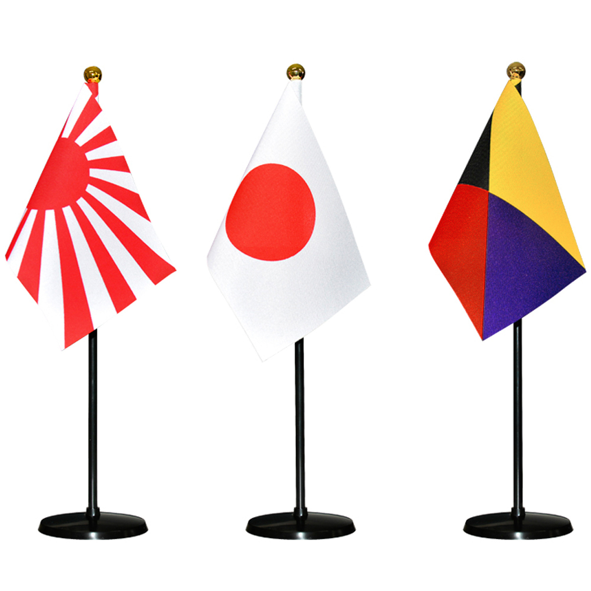 国旗セット（ミニ卓上国旗3本セット付属）